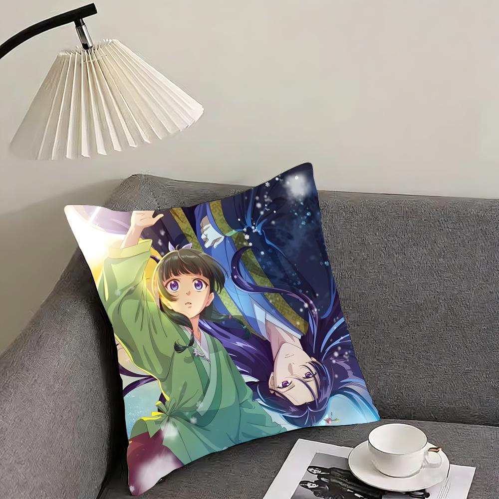 TThe ApothecaryY Diaries Anime Cushion Cover Pillowcase Ultra Soft Skin Friendly Fabric Cloud Like Comfort  Concealed Zipper