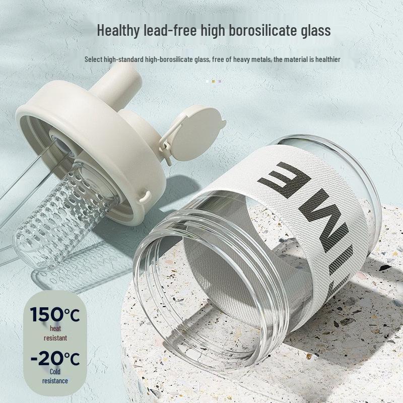 

Changqi Glass Straw Water Bottle