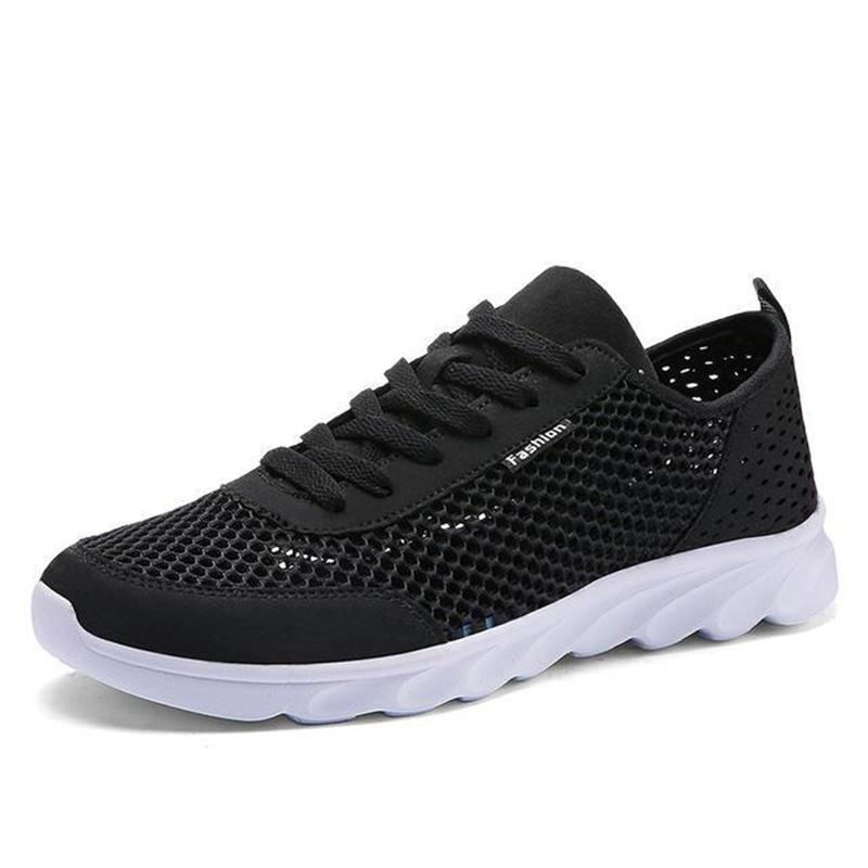 Breathable Men's Sneakers Fashion Running Casual Shoes for Men Jogging Trainers Platform Lace Up Male Sneaker Zapatos De Hombre Plus Size 38-47