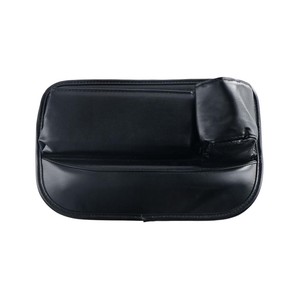 Leather Car Seat Storage Box Cup Holder Car Seat Gap Filler  Phones Container