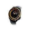 Seiko SEIKO5 Mechanical Movement Leather Strap Watch Men's Watches Black Dial SRPF64K1