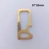 Multi-functional Bottle Opener Real Titanium Alloy Super Lightweight EDC Key Rings Tool Hanging Keychains Buckle Pendant 4