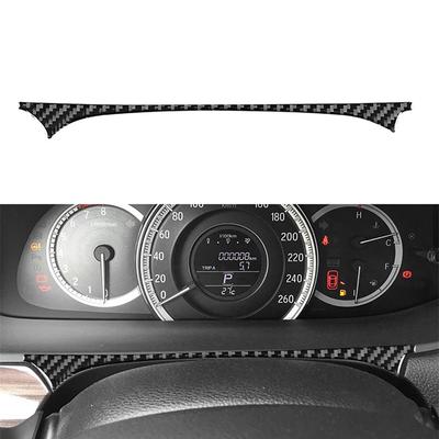 Carbon Fiber Texture Dashboard Upper Cover Trim Strip Interior Upgrade Decal Styling Decoration Sticker for Honda Accord 2013-2017