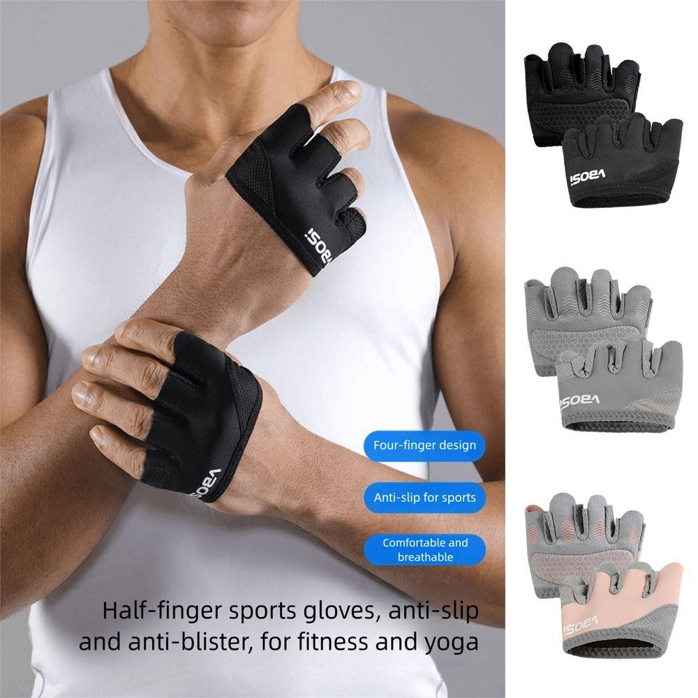 Breathable Anti-callus Gloves Lightweight Sports Fitness Gloves Half-finger Gloves Female Male