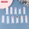 10pcs Portable Makeup Lip Brush Silicone Lipstick Gloss Lip Mask Brush Pen Wands Applicator Make Up Brushes Tool