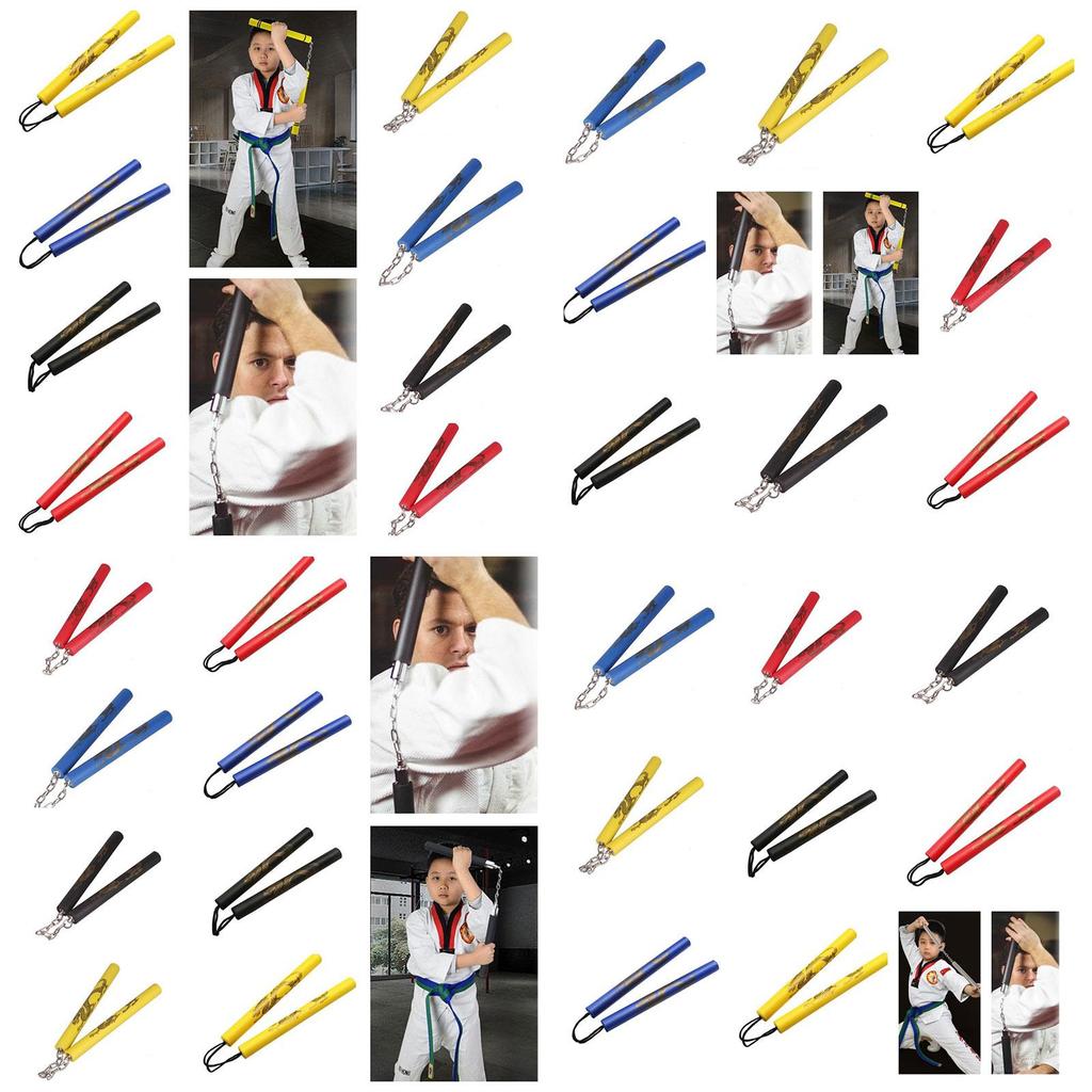 Durable Pvc Core Foam Nunchuck Stick Martial Arts Training And Performance