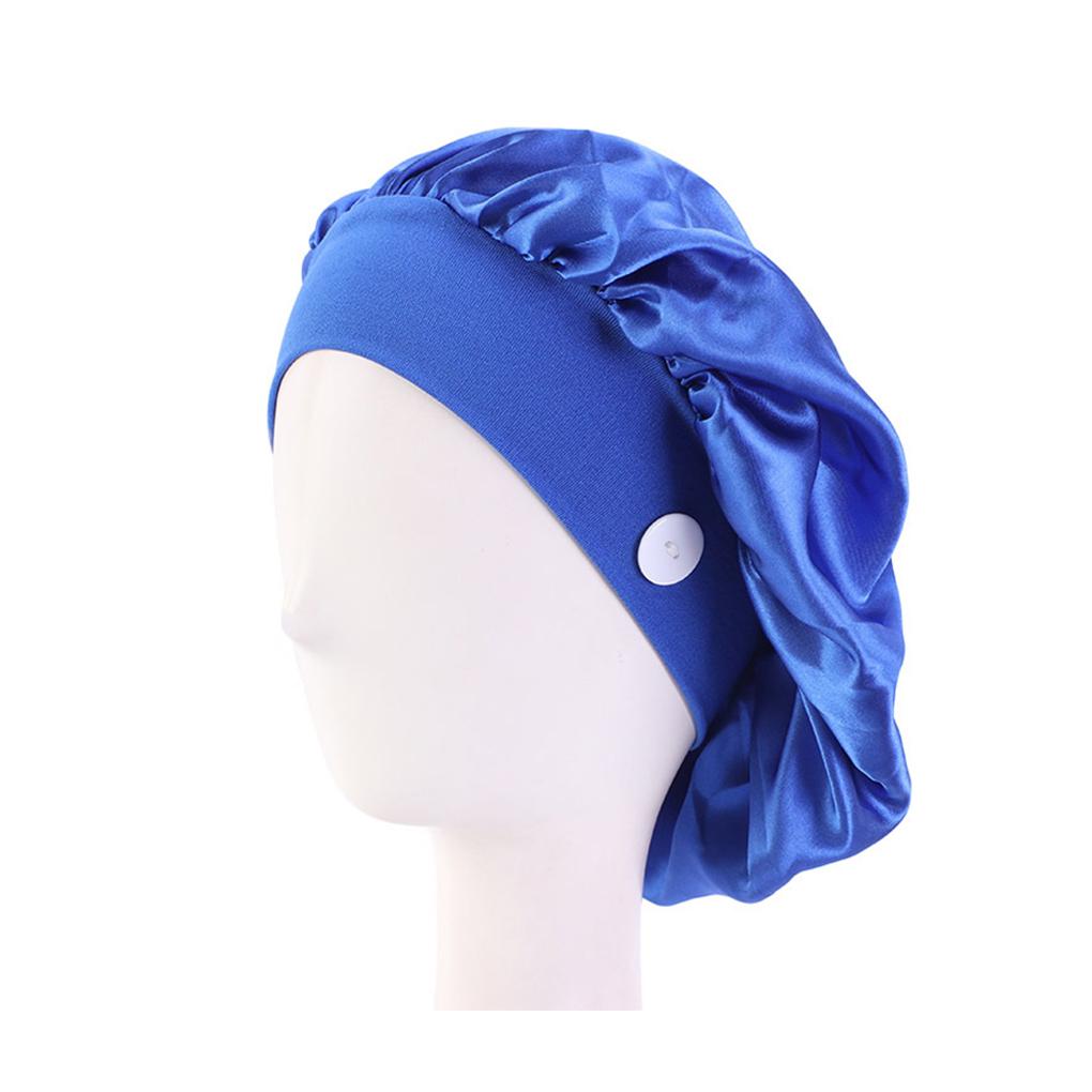 

Эластичный регулируемый чехол для волос, дышащая полиэстеровая унисекс, пылезащитная шапка для волос сапфировый