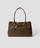 Ttudement Classic Belt Square Bag Brown