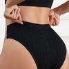 Women's Glitter Underwear Soft Strappy Rhinestone G-string Thong Sexy Mid Waist Cut Out Cheeky Seamless Panties