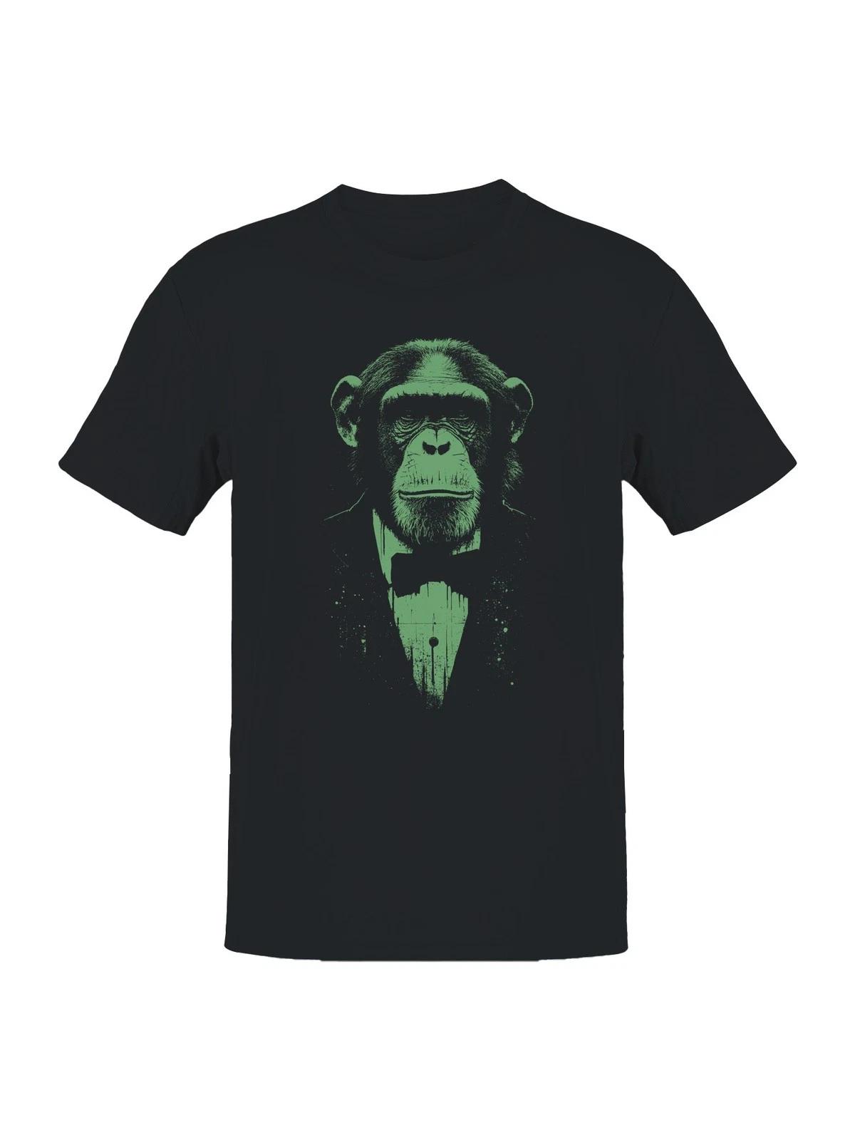 Formal Chimpanzee Art Men s T-shirt XL