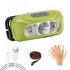 LED COB Induction Headlamp USB Rechargeable Sensor Work Head Light Outdoor Waterproof Camping Fishing Torch Headlights