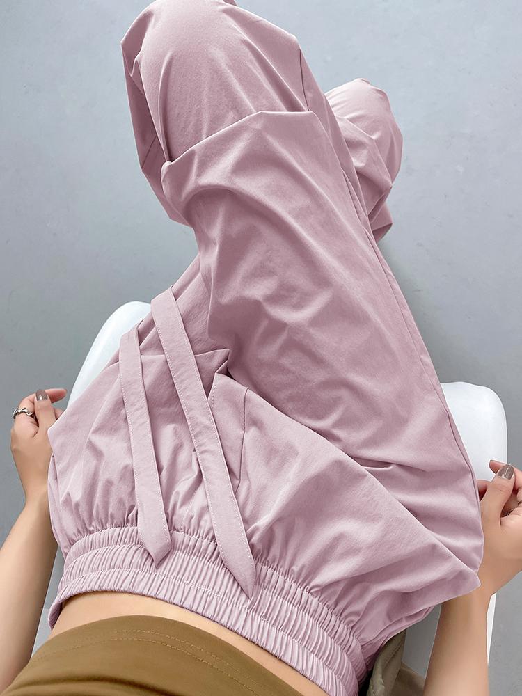 Summer Sports Pants Women's Summer Thin Casual Cargo Pants Wide Leg High Waist Quick Drying Pants Women's Fashion Pants