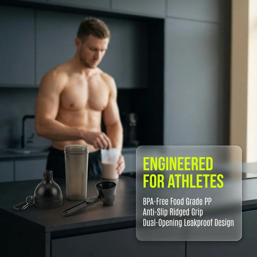 Includes 2 Measuring Spoons with Built-in Measuring Marks and a High-quality Funnel, Made from Safe, BPA-free Plastic