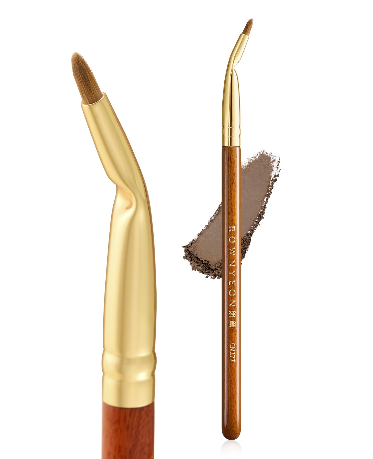 

ROWNYEON Подводка для глаз Угловая сгибающаяся Натуральная Ультратонкая Макияж Акасака Легкая для Профессионалов Нежная на Легкая для CM177 Кисть, Дизайн, Волосы, Кончик, Кисть,