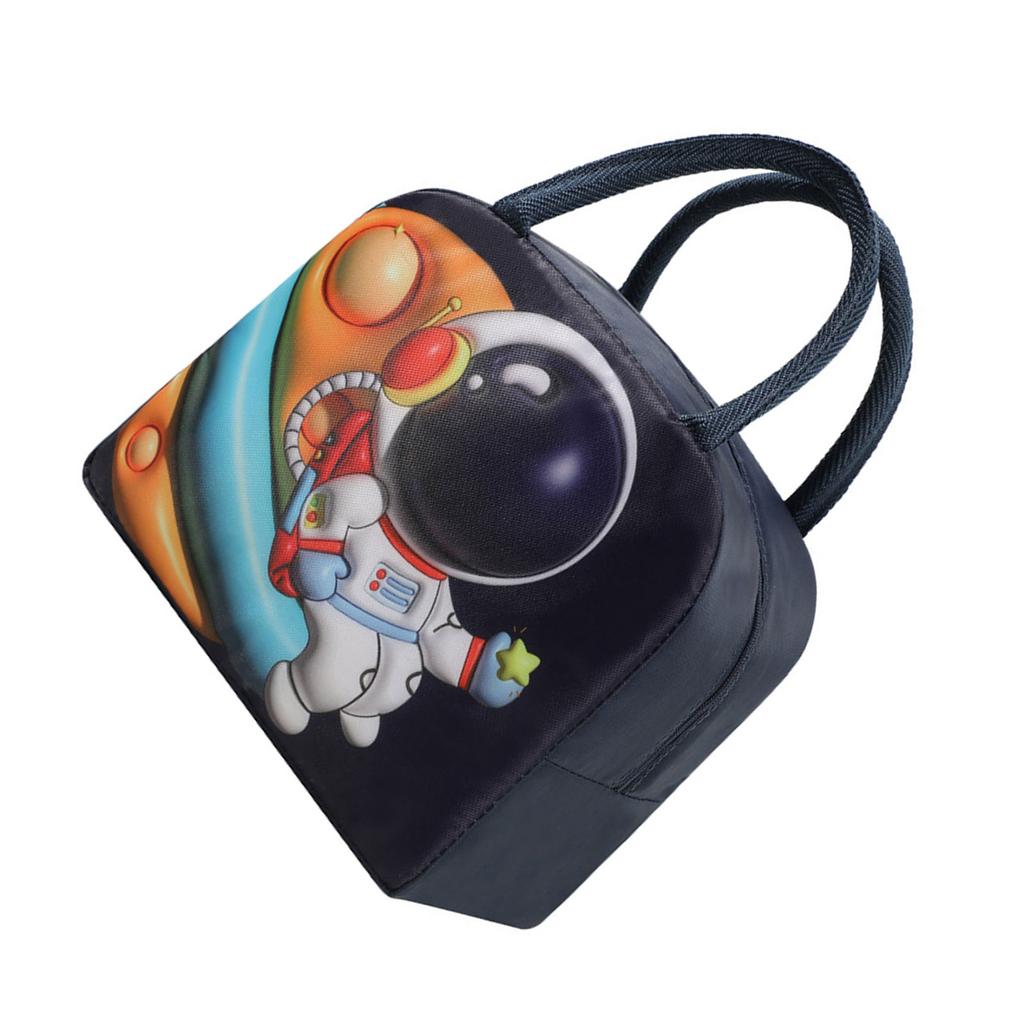 Cute Insulated Lunch Bag Snack Box Practical Cloth Lunch Tote Convenient School Lunches Crarrying Pouches for Kids