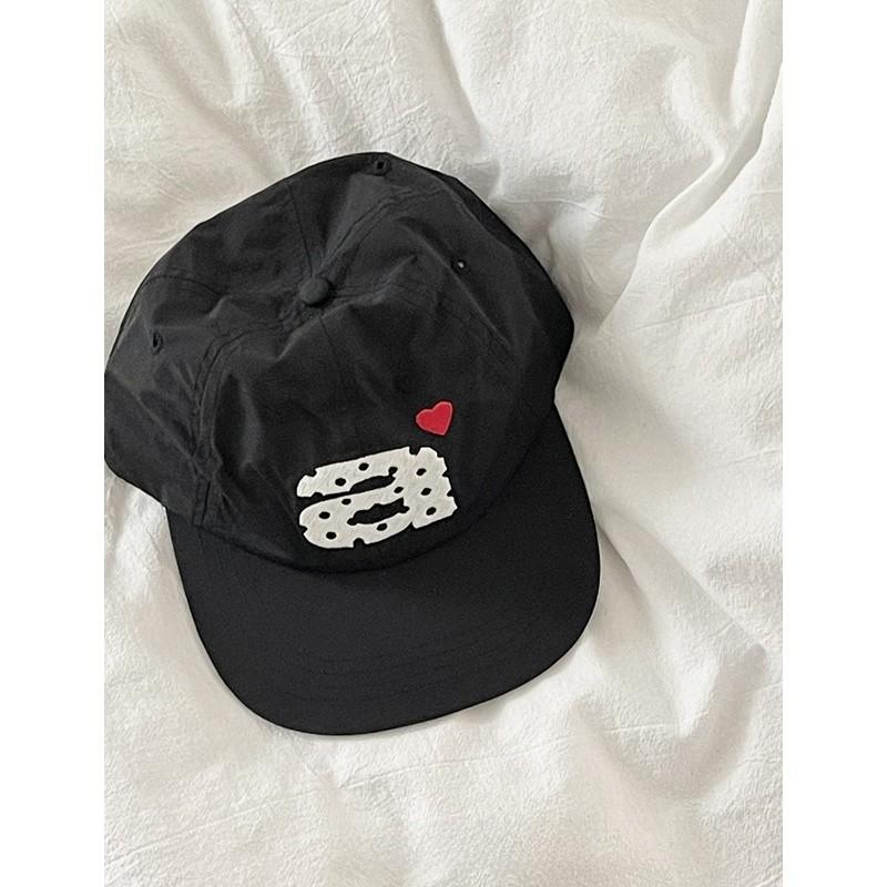 Original Design Summer Breathable Baseball Cap With Heart Embroidery For Women