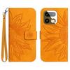 Portemonnaie-Hülle für 16 Pro+ 5G - Leder/PU, Gelb, Mit Lanyard