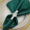 Metal Napkin Rings Christmas Nutcrackers Napkin Holder Wedding Table Decoration