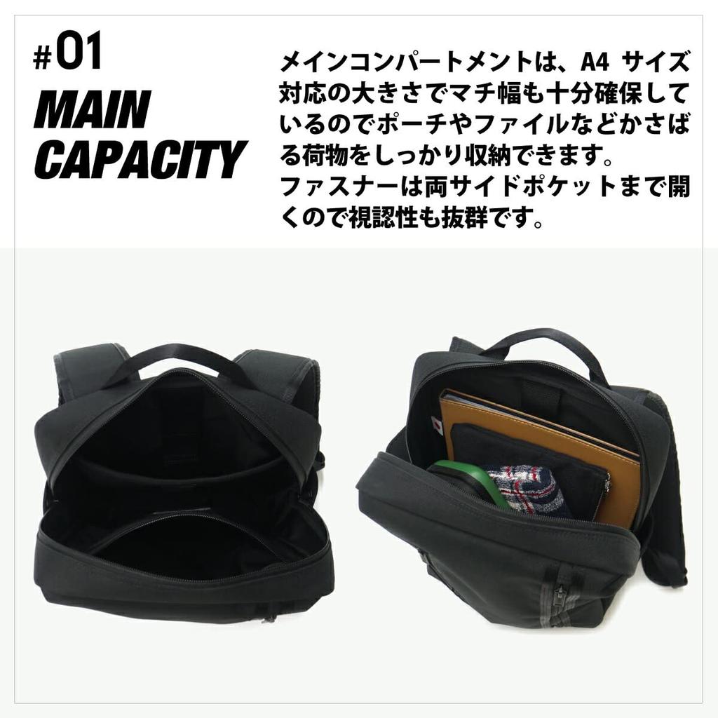 GRIT Business Backpack Our store limited model [Masterpiece] 43216-G Black/10