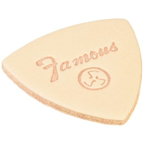 

KIWAYA Genuine Leather Ukulele Pick with Famous Logo (Made in Japan)