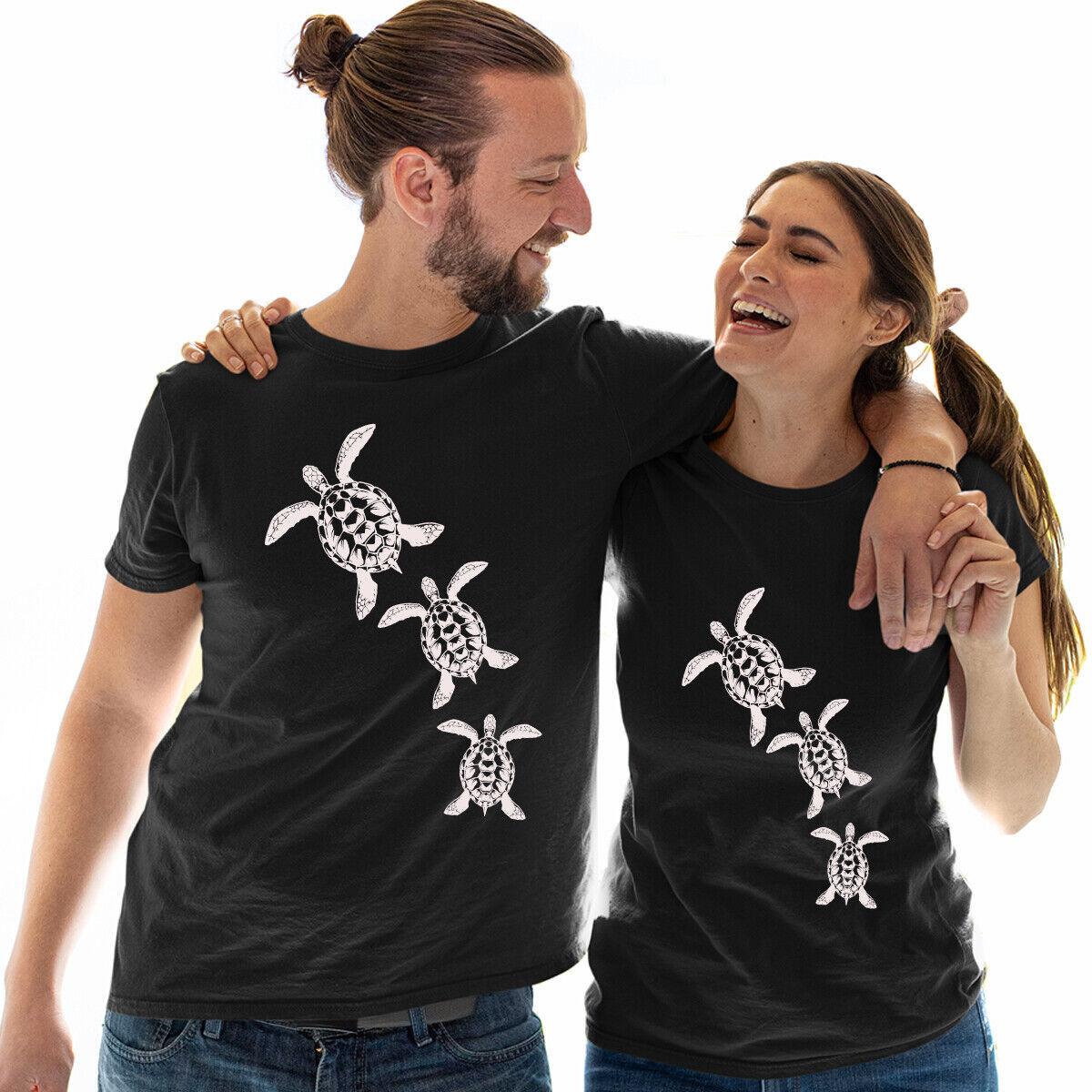 Cute Sea Turtle Save the Turtles Unisex 100% Cotton T-shirt Mens Tees Top Funny Animal Lovers Tee Top #E 4XL