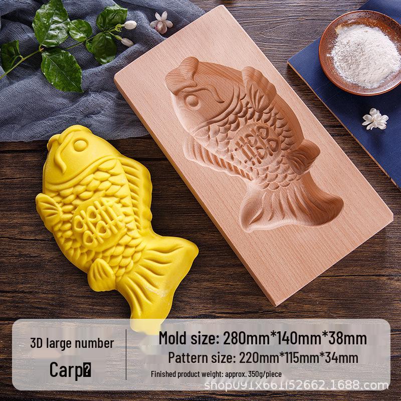 Wooden Mold Set: Mooncake, Mung Bean Cake, Pastry, Noodle