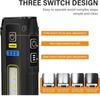 Portable Rechargeable LED Work Light, Mini Magnetic Flashlight, COB Side Light Mini Outdoor Flashlights, Portable Torch Light