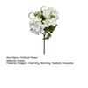 Artificial Hydrangeas Flower Real Touch Fake Hydrangeas Bouquet with Stem for Home Table Centerpiece Wedding Baby Shower Birthday Party Decoration