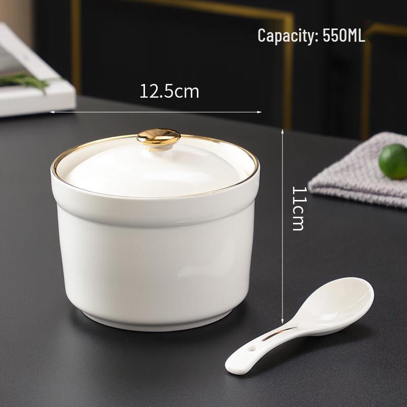 Zhaoran Ceramic Double Boiler Stew Pot