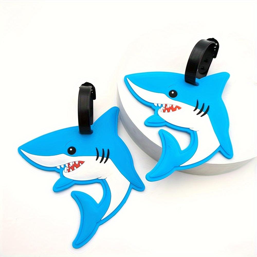 1Pc Shark Luggage Tag Pendant Accessories Travel Necessities Airport Checked Luggage Items Anti-Lost Tag Boarding Pass