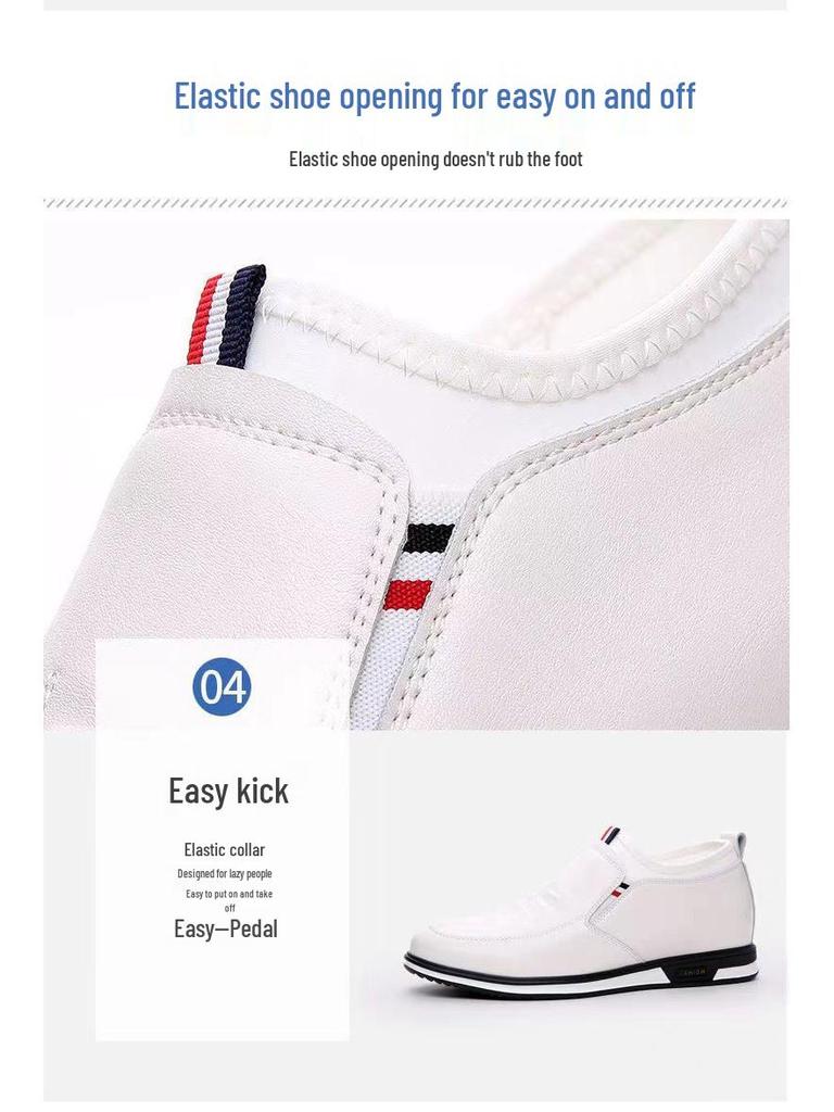 Pánské kožené nazouvací mokasíny - Business Casual kolekce jaro 2025