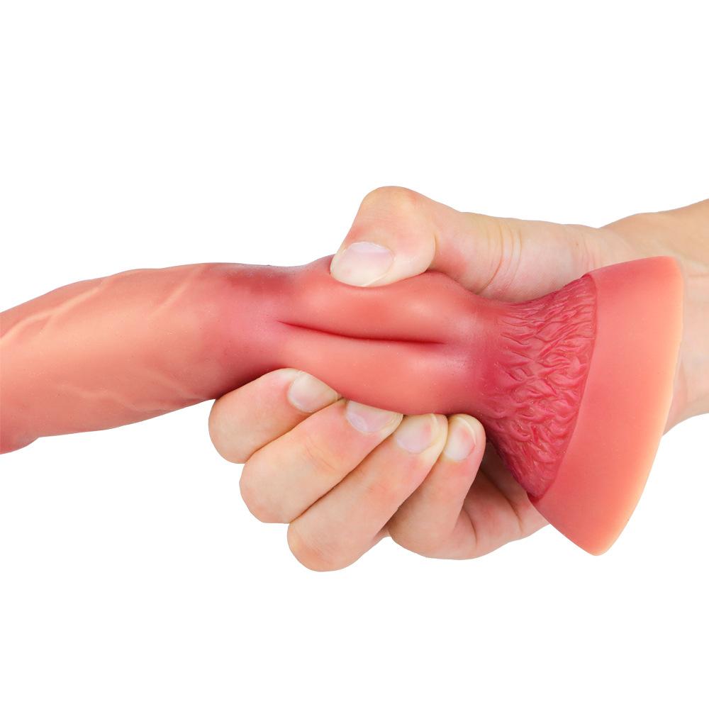 Liquid Silicone Dildo Super Realistic Large Thick Fake Penis Adult Sex Toy for Women