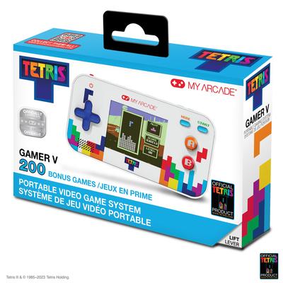 My Arcade Tetris: Licensed Retro Game Console with 201 Built-in Games, Featuring a 2.5-inch Full-color Screen, Puzzle Games, Tetris