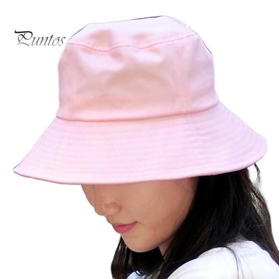 Spring Summer Fisherman Hat Flat Top Wide Brim Solid Color Basin Hat Breathable Versatile Travel Outdoor Sunshade Hat