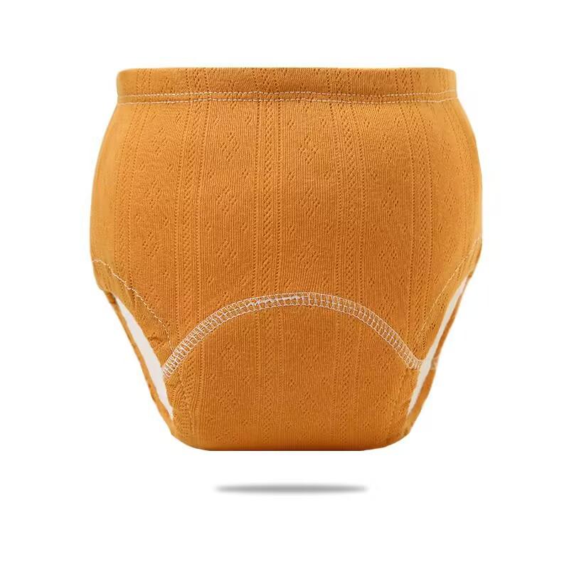 Baby-Baumwoll-Mesh-Trainingshose für Kinder, gerippte Windeln, Baby-Mesh-Hose