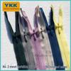 YKK Non. 2 Fermeture Éclair Invisible avec Bordure en Soie, Extrémité Fermée, Coussin de Jupe, Disponible en 582 Couleurs