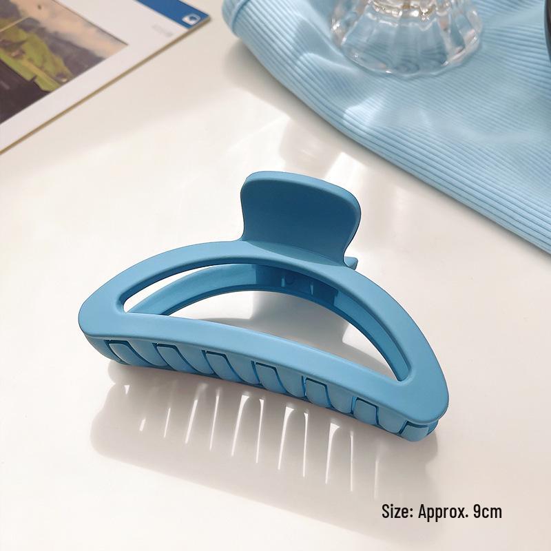 Autumn/Winter Milk Coffee Hair Claw Collection: Versatile Cutout Clips for Thick Hair