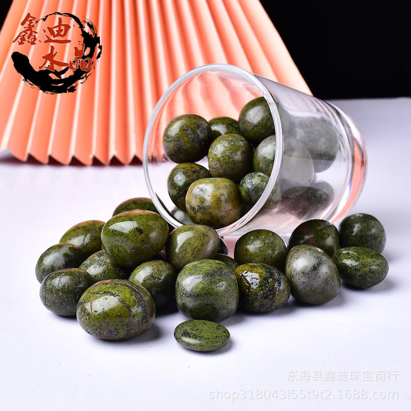 Polished Malachite Stones for Decoration - Large Tumbled Stones for Fish Tanks & Potted Plants 2-3cm 100g