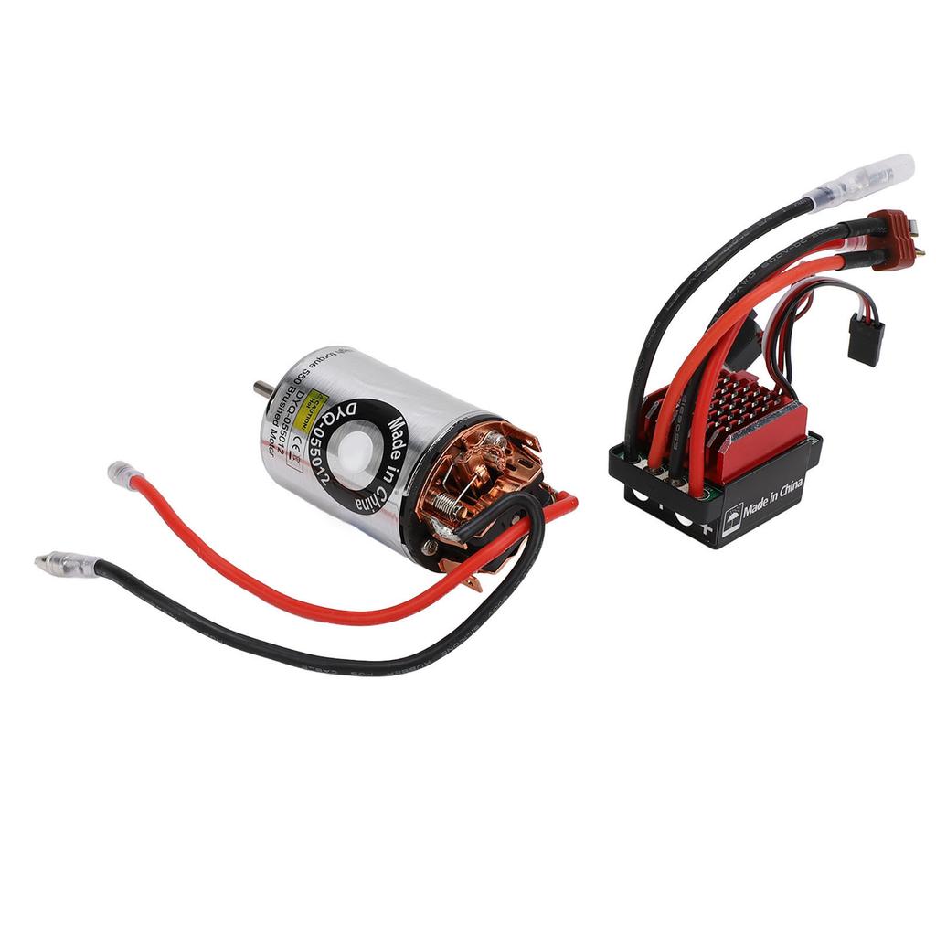 550 Brushed Motor Low Noise High Torsion High Anti Interference Bidirectional Bearing 60A Brushed with T Plug RC Car