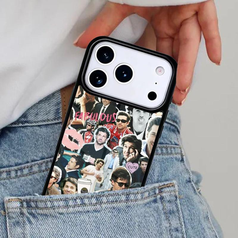 Derek Shepard Grey Anatomy Phone Case for iPhone 16e 15 14 13 12 17 Pro Max Plus Air 17pro Cover Coque