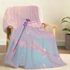Watercolor Dragonfly And Floral Blanket Soft Throw Blanket for Home Bedroom Bed Sofa Picnic Travel Office RestCover Blanket Gift