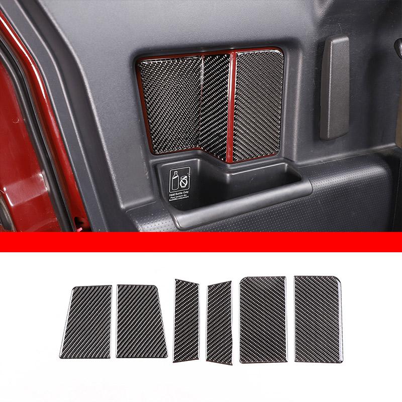 Soft Carbon Fiber For Toyota FJ Cruiser 2007-2025 Car Center Control Interior Sticker Car Modification Accessories