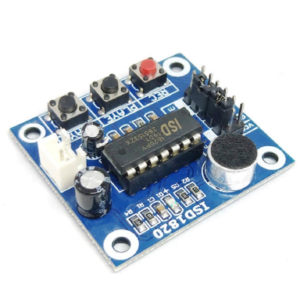

ISD1820 Sound Voice Recording Playback Module Board Looping/Inching/Single Pass