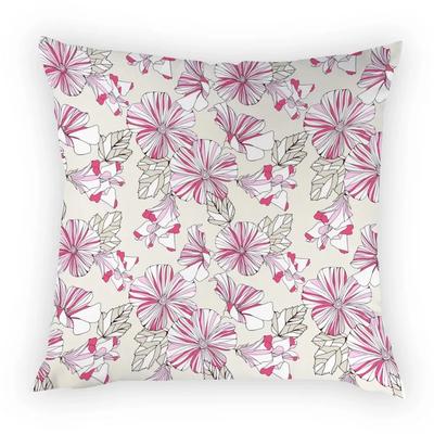 Sofa Blumenmuster Kissenbezug Floral Retro Kunst Kissenbezug Heim Stuhl Dekoration Kreatives Kissen