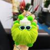 Imitation Plush Briquettes Pendant Car Key Bag Cartoon Plush Doll Pendant Trendy Cool Keychain