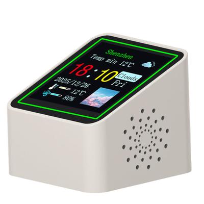 Smart WiFi Weather Digital Clock Station with Temperature Humidity Display Date for Kitchen Bathroom Office Bedroom Home