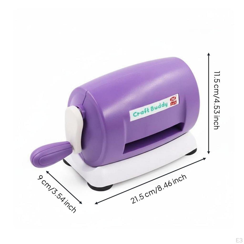 Manual Die Cutting Machine DIY Hand Crank Craft Cutter Creative Embossing for Crafters,