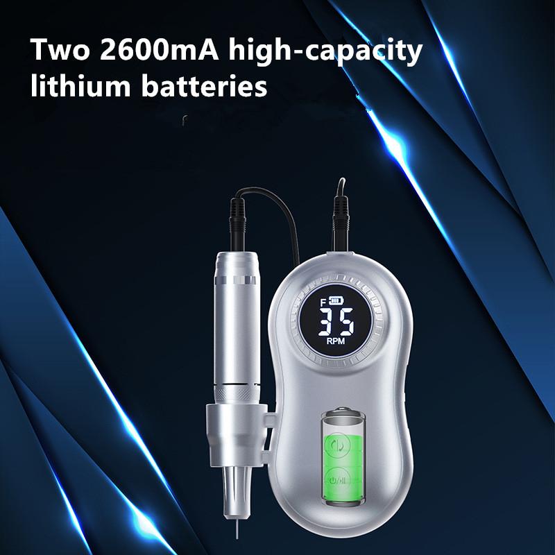 Polizor de unghii 35000rpm instrument pentru unghii Polizor de unghii reincarcabil Polizor electric portabil Afisaj LCD