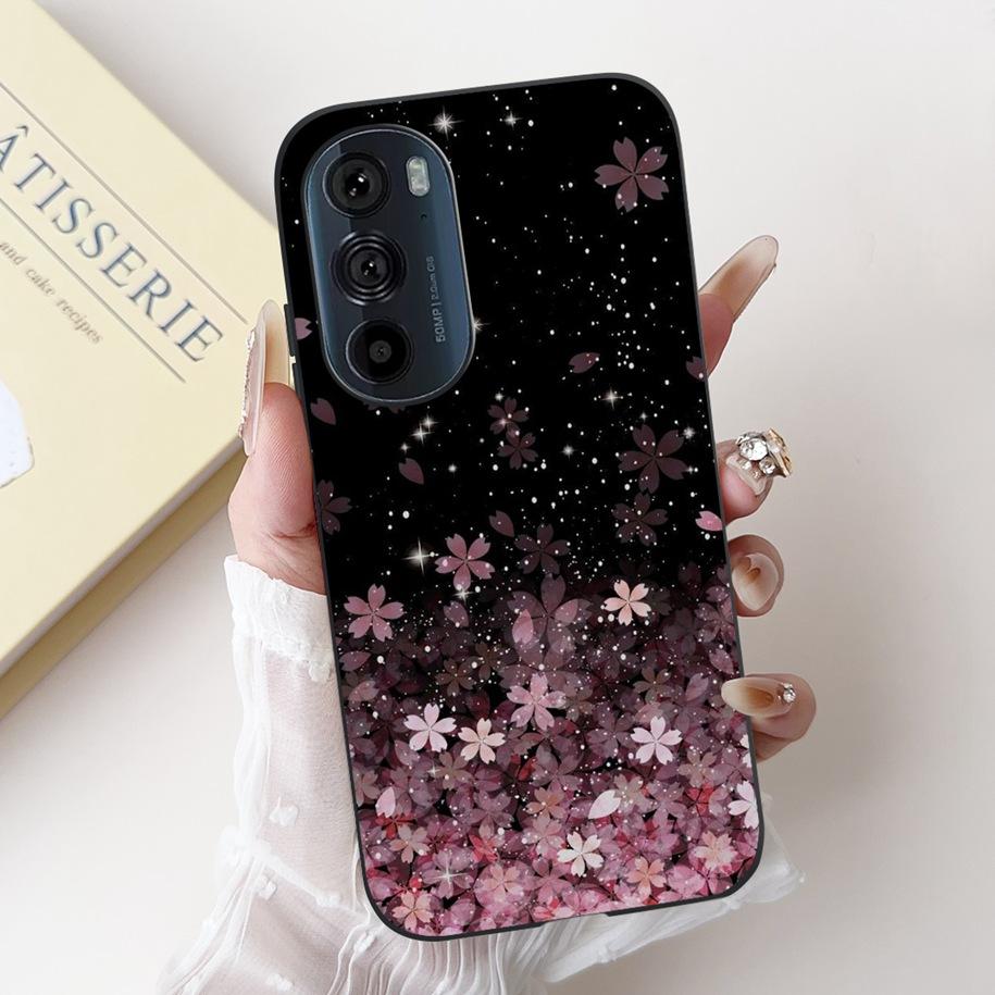 For Motorola Edge 30 Pro Case XT2201-1 Cover Lovely Panda Bowknot Silicone Shockproof Cover For Moto Edge Plus 2022 Edge30 Funda