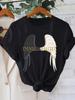 Danqiyoyo Devil Angel Wings Protect Surround You Trust Youre Safe Print Short Sleeved Crew Neck Tshirt 26985